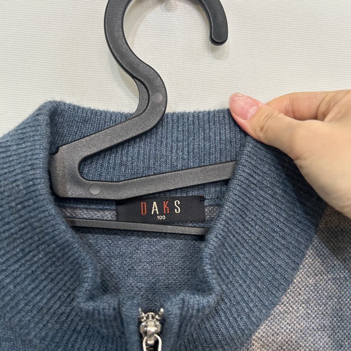 닥스 2022 남성 니트 집업 100 상품이미지2