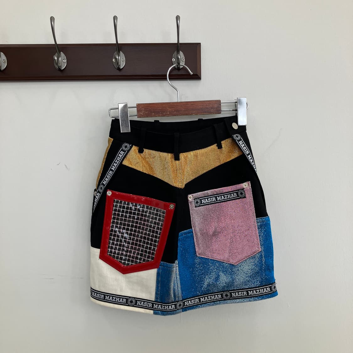 나시르 마자르 스커트 패치워크 디자인 상품이미지2