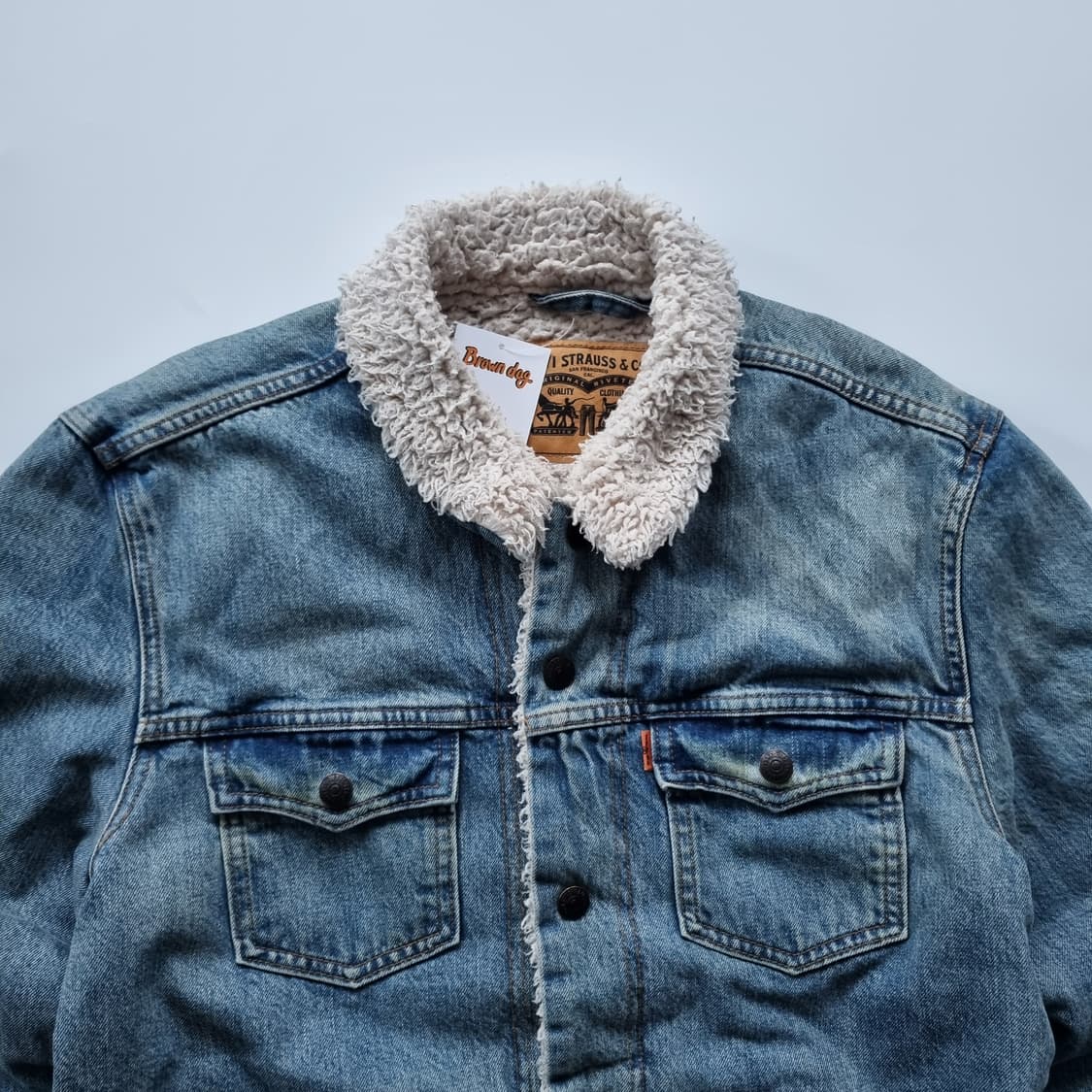 리바이스 오렌지탭 데님 쉐르파 자켓  상품이미지5