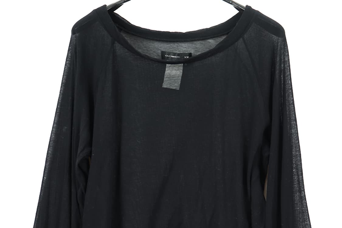 YOHJI YAMAMOTO NOIR 시스루블라우스 요시야마모토 블라우스 상품이미지3