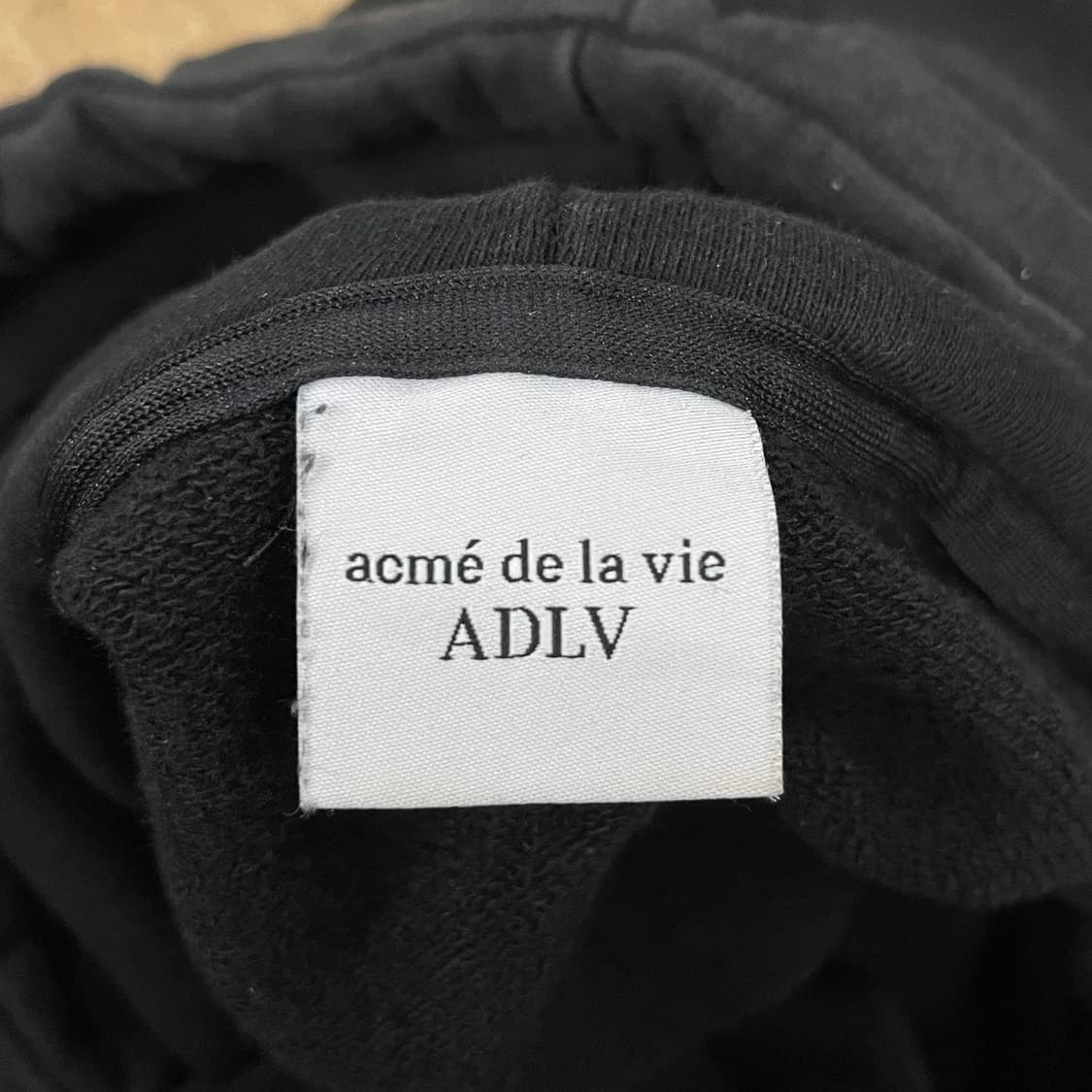 [정품] 아크메드라비 프린팅 블랙 후드티 b15 상품이미지5