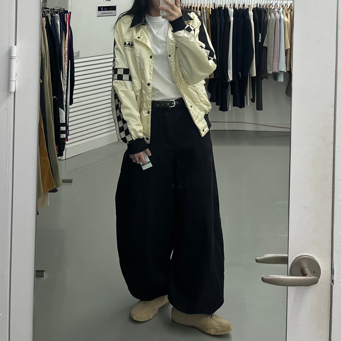 PIAA 레이싱 자켓 빈티지 봄버 상품이미지2