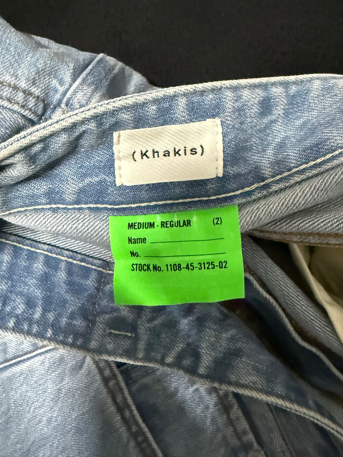 Khakis 카키스 stock 5p 데님 블루라이트 2 상품이미지4