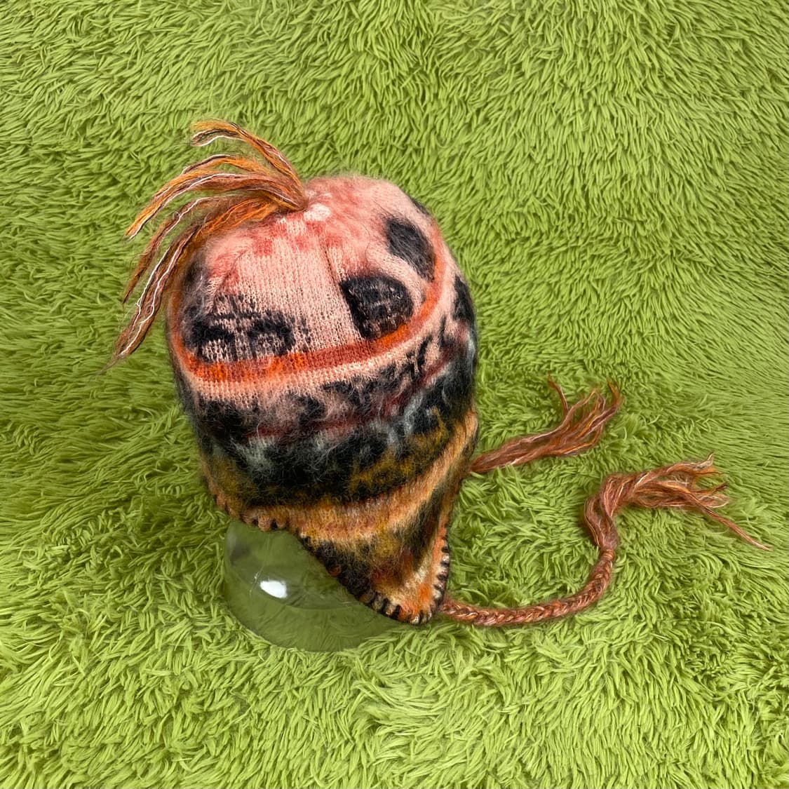 비비안 웨스트우드 프린지 이어 플랩 울 비니 상품이미지6