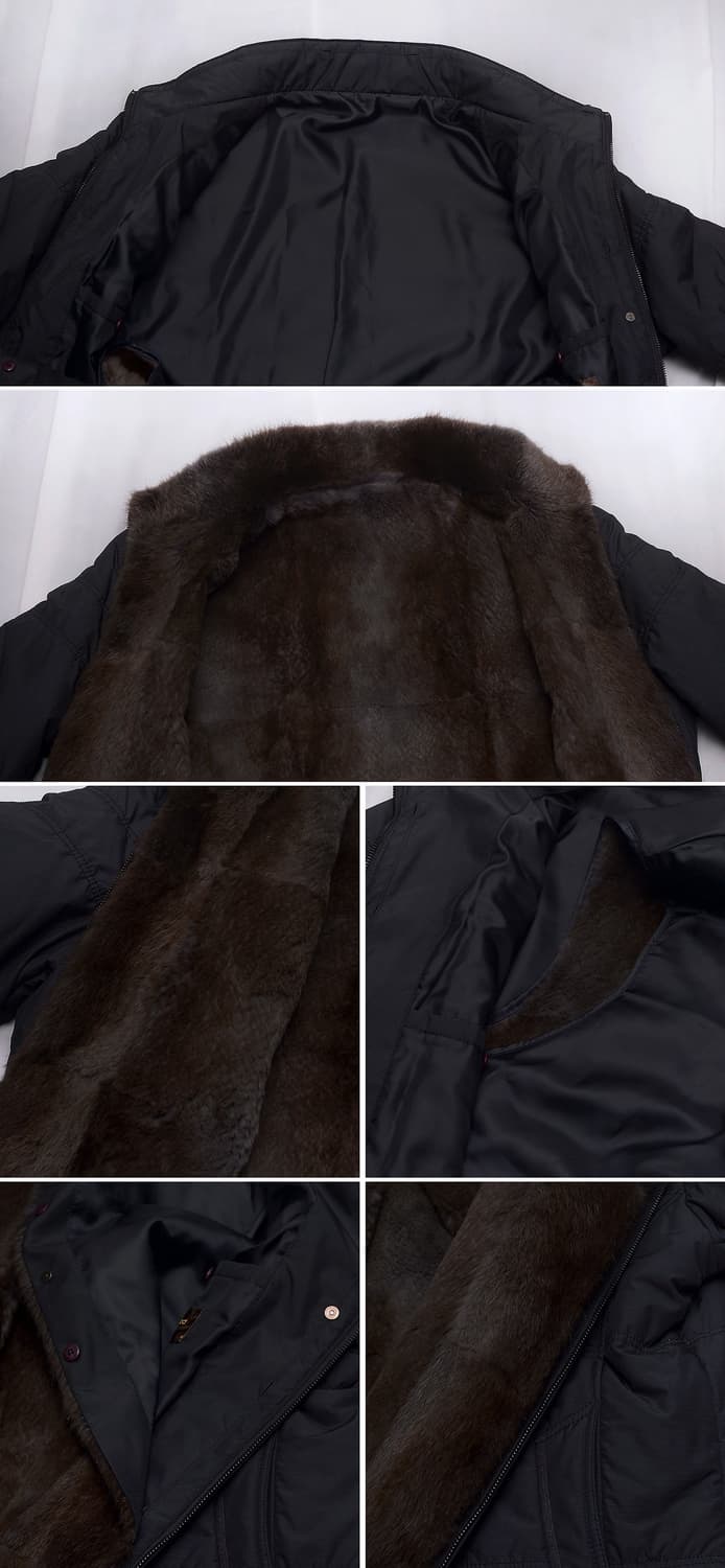 코오롱 브렌우드 디테처블 모피 라이너 투인원 패딩 자켓 (105+) 상품이미지7