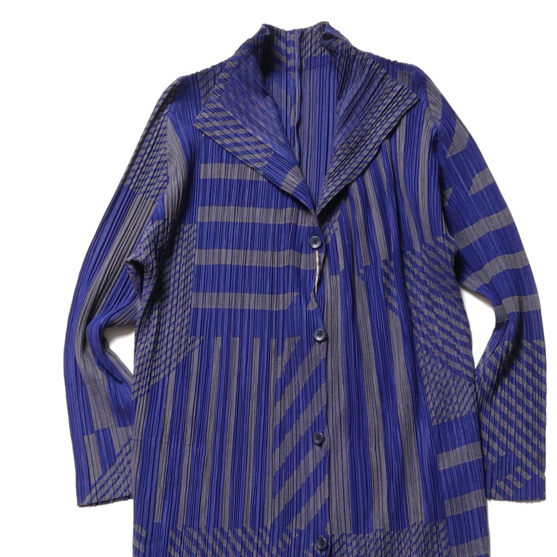 Pleats Please Pattern Pleated Long Cardi 상품이미지2