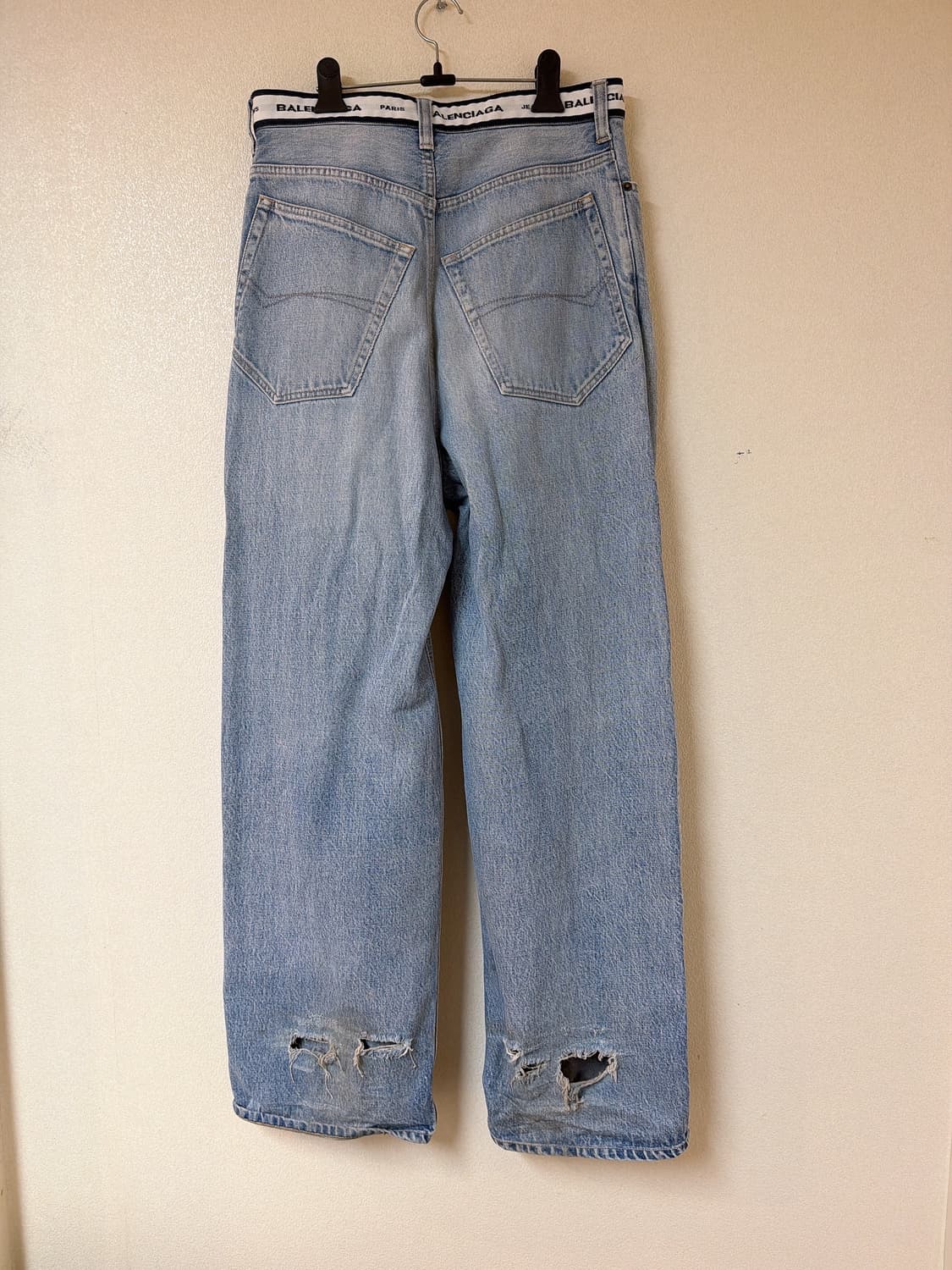 발렌시아가 데님 xs 연청 청바지 상품이미지2