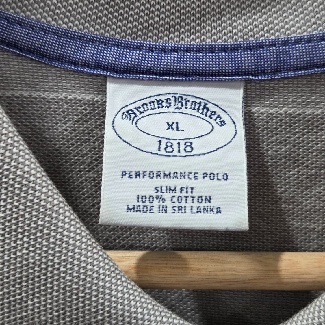 브룩스브라더스 피케 카라 스트라이프 반팔티 XL 상품이미지3