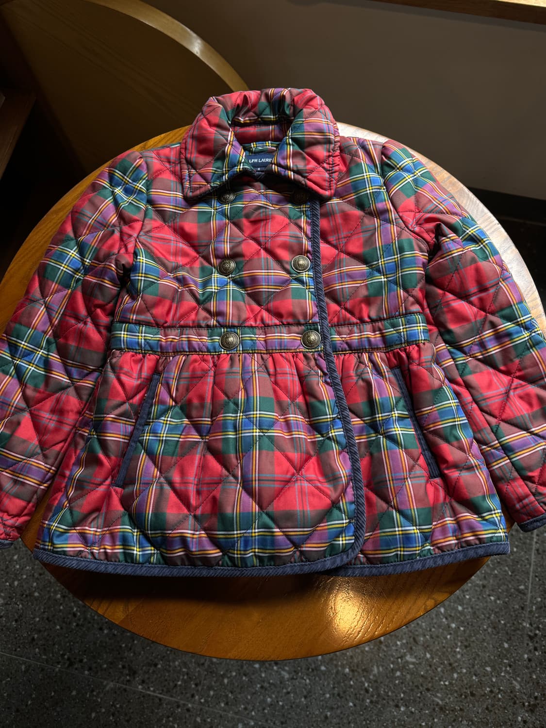 폴로키즈레드체크자켓 상품이미지1