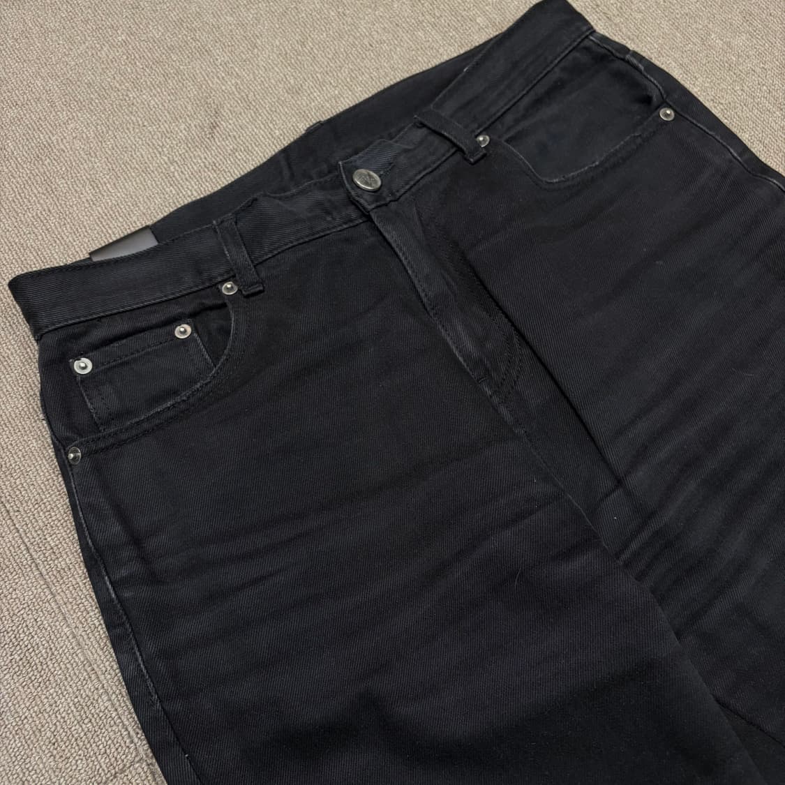 noirer 노이어 부츠컷 블랙데님 50  상품이미지2