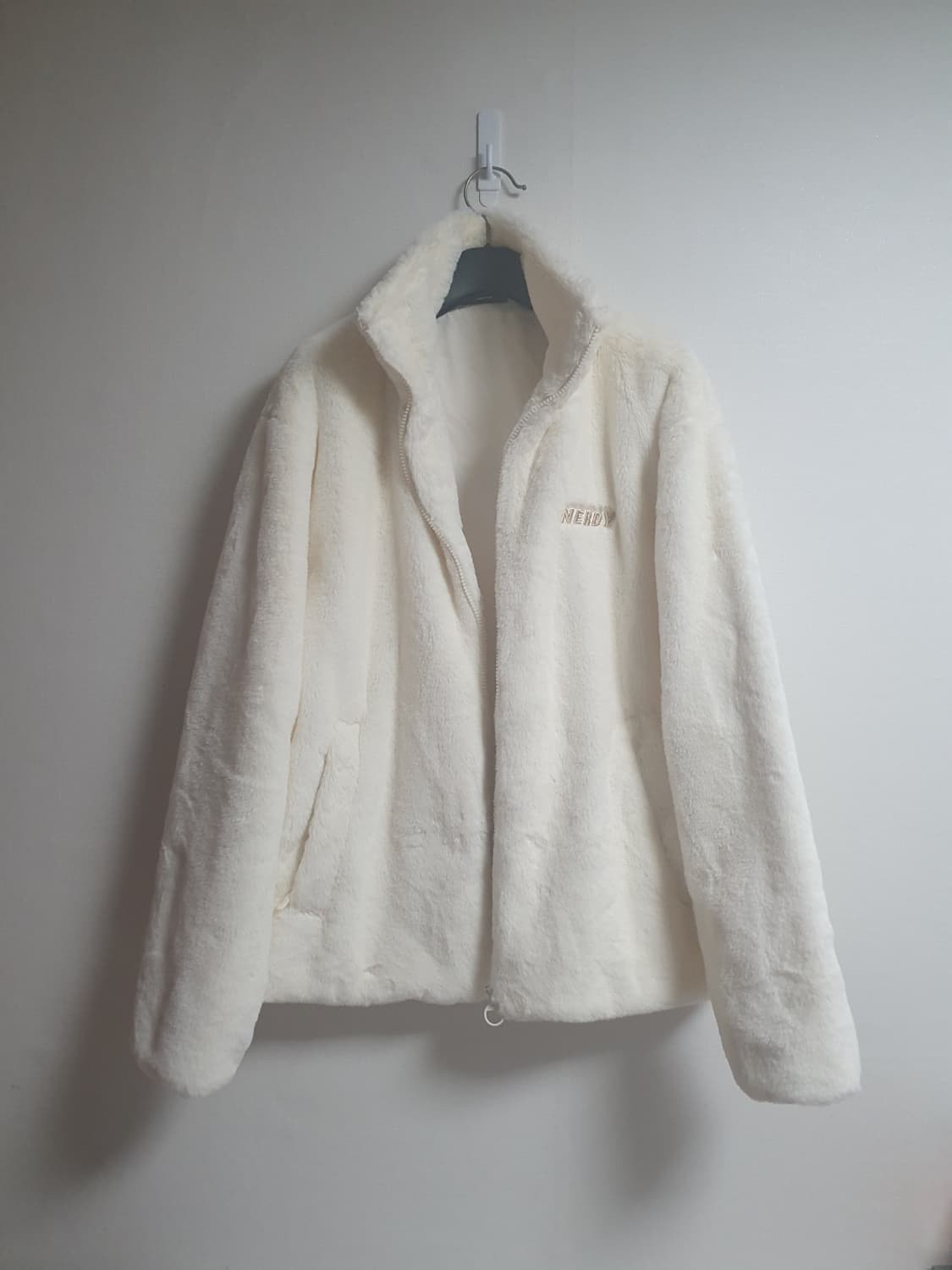 택포가 널디 자켓 뮬리 에코 퍼 크림 m 상품이미지2