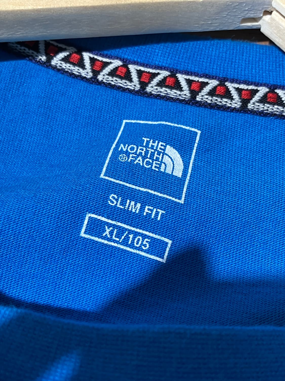 The North Face 블루 슬림핏 그래픽 반팔 티셔츠 XL 상품이미지5