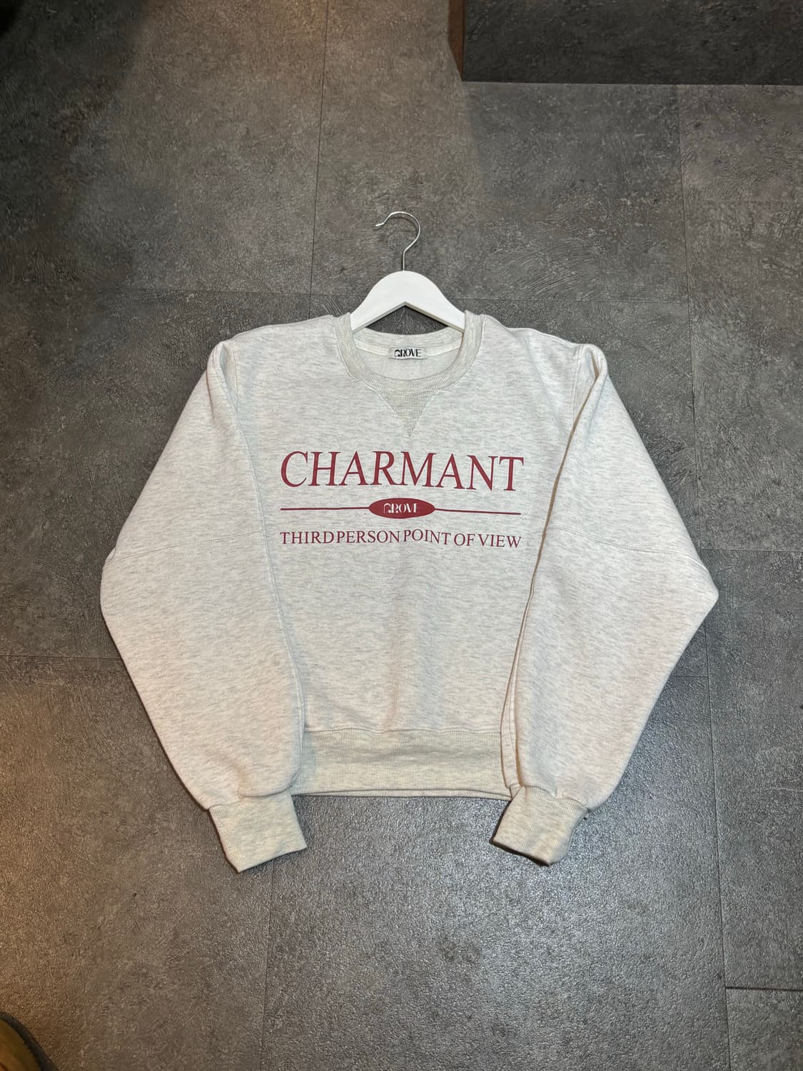 GROVE 그로브 여성 맨투맨 Free사이즈 상품이미지2