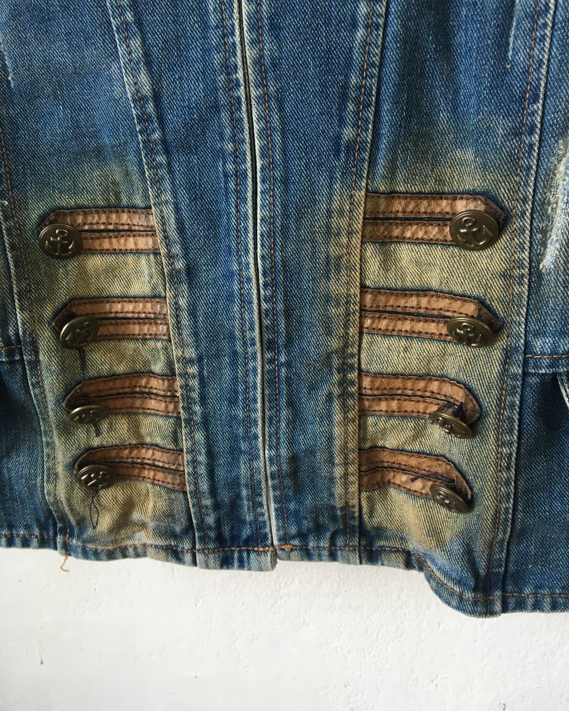 Double button denim jacket 상품이미지5