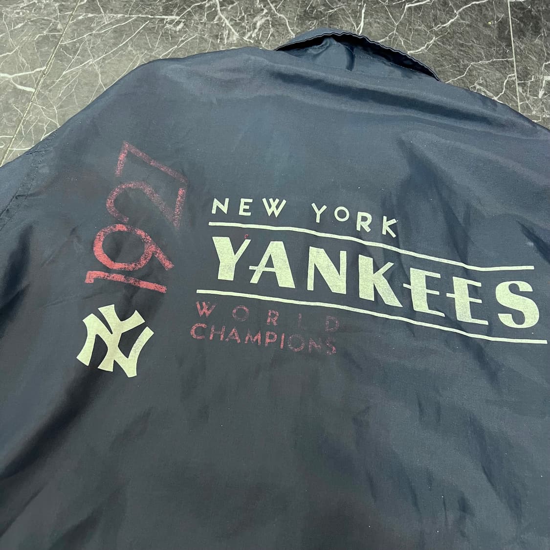 MLB 뉴욕양키스 로고 코치자켓 상품이미지8