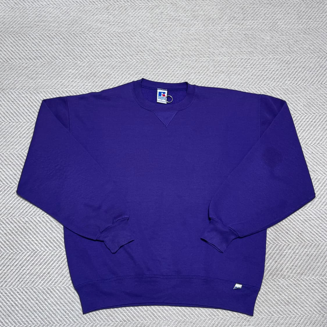 (L) 90s 빈티지 러셀 애슬레틱 퍼플(보라)맨투맨 상품이미지1