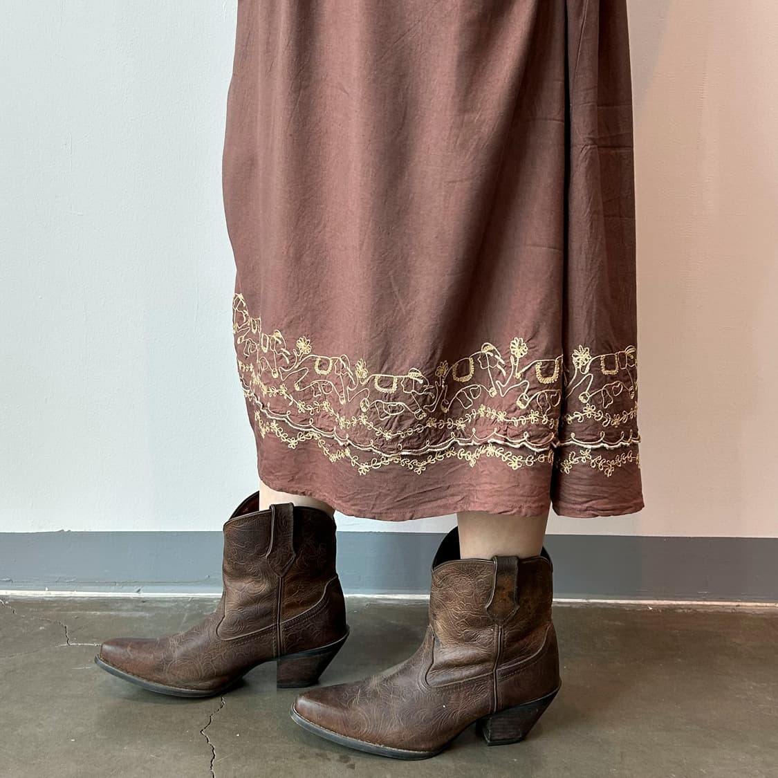 Durango 브라운 웨스턴 부츠 상품이미지8