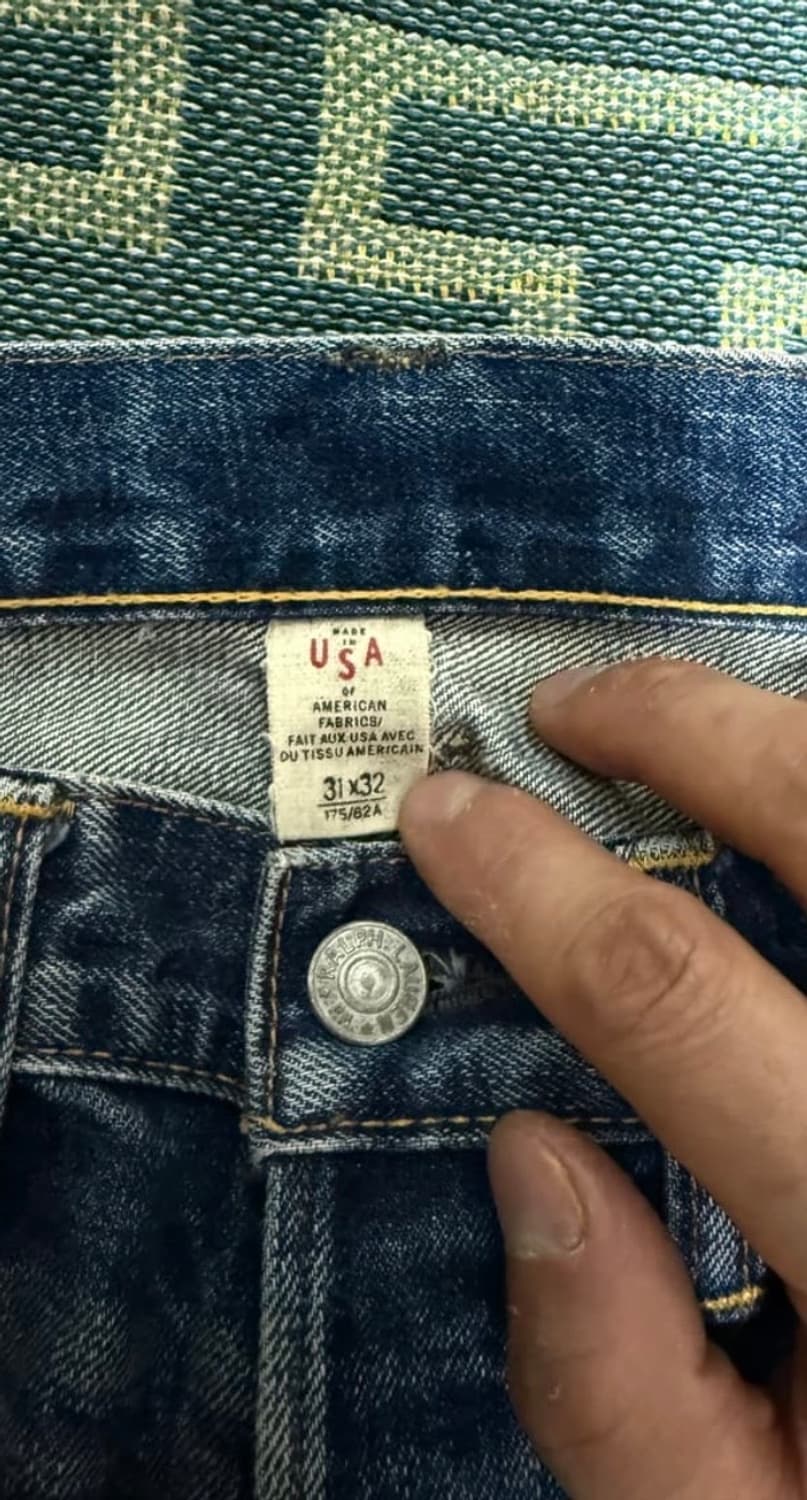 더블알엘 rrl 슬림핏 데님 31x32 상품이미지3