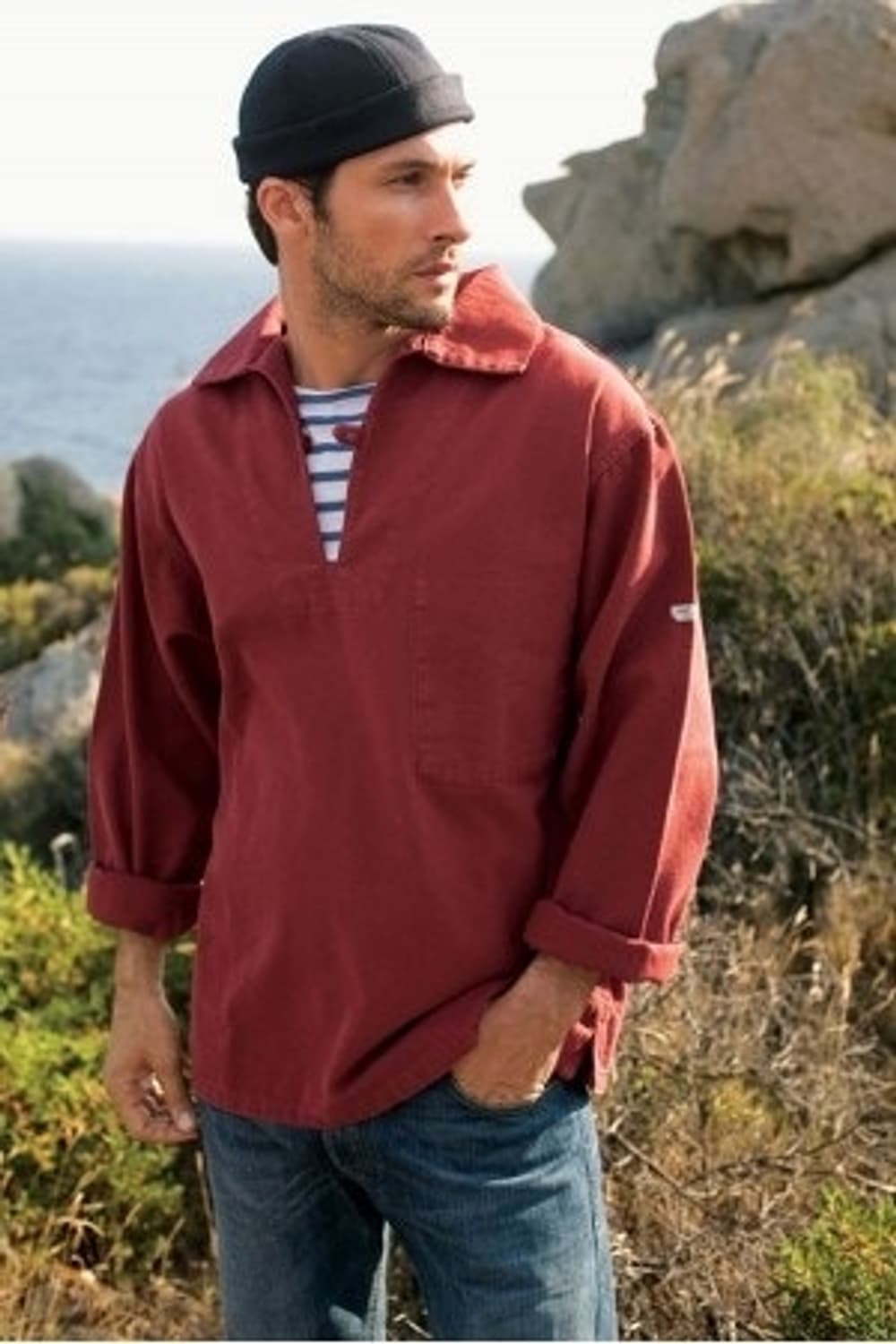 세인트제임스 NEMO ll A 스모크 워크셔츠(95) 상품이미지1