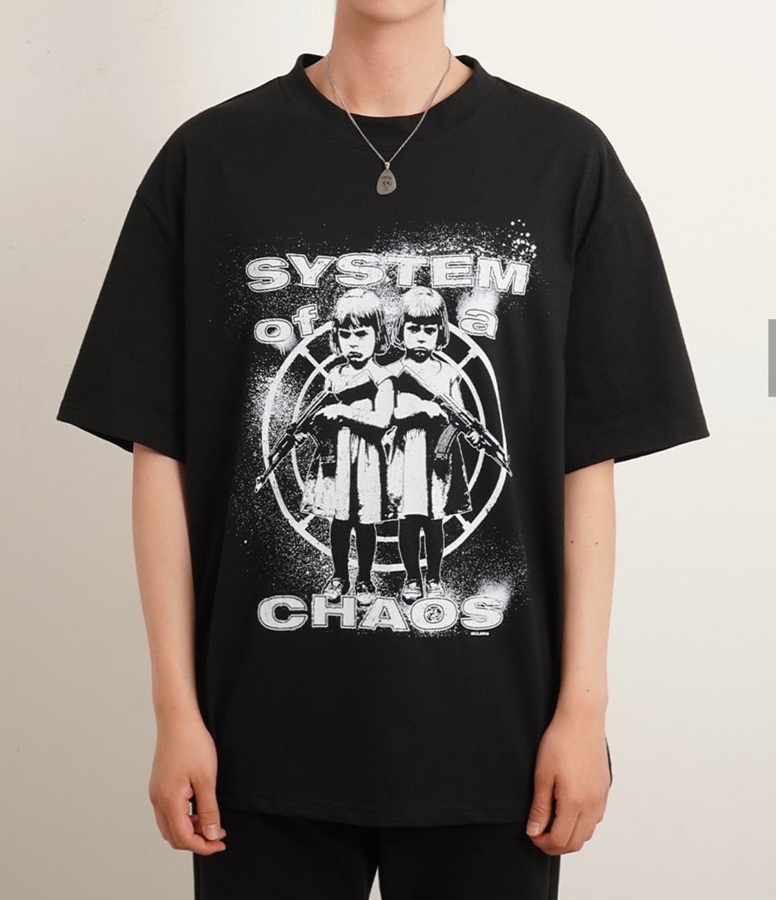 [L] 율러 오버사이즈 모크넥 티셔츠 상품이미지2