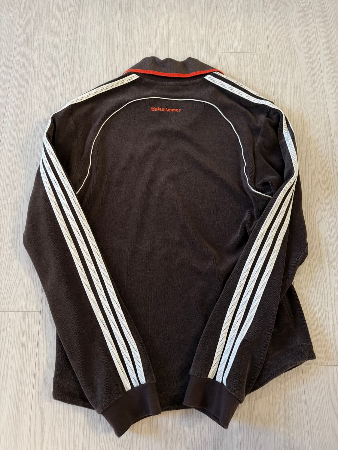 아디다스 웨일스 보너 벨루어 긴팔티 브라운 s 상품이미지3