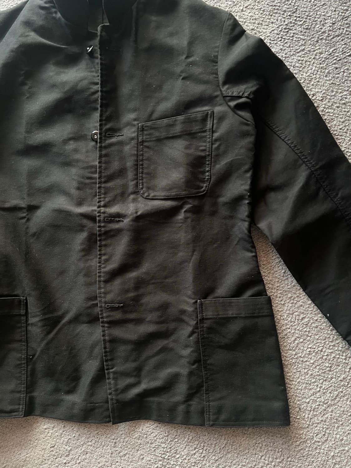 베트라 블랙 스탠 칼라 프렌치 워크 자켓 상품이미지3