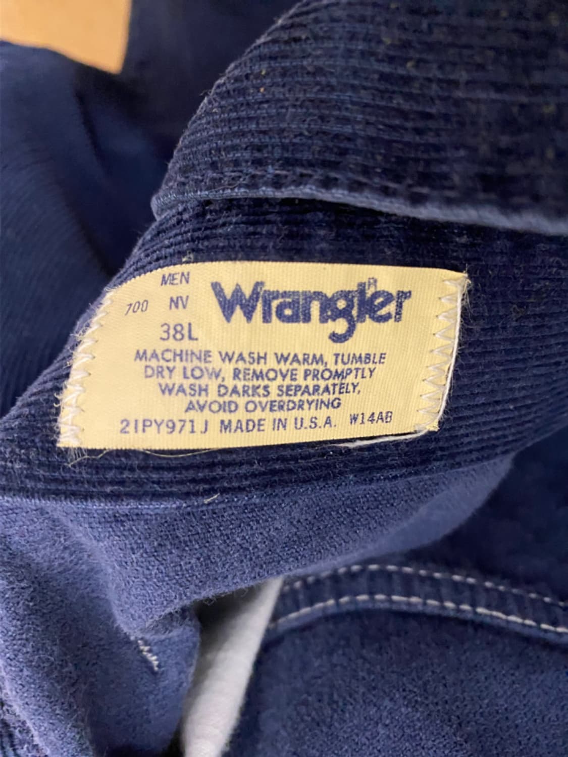 80's WRANGLER corduroy boots-cut pants 상품이미지9