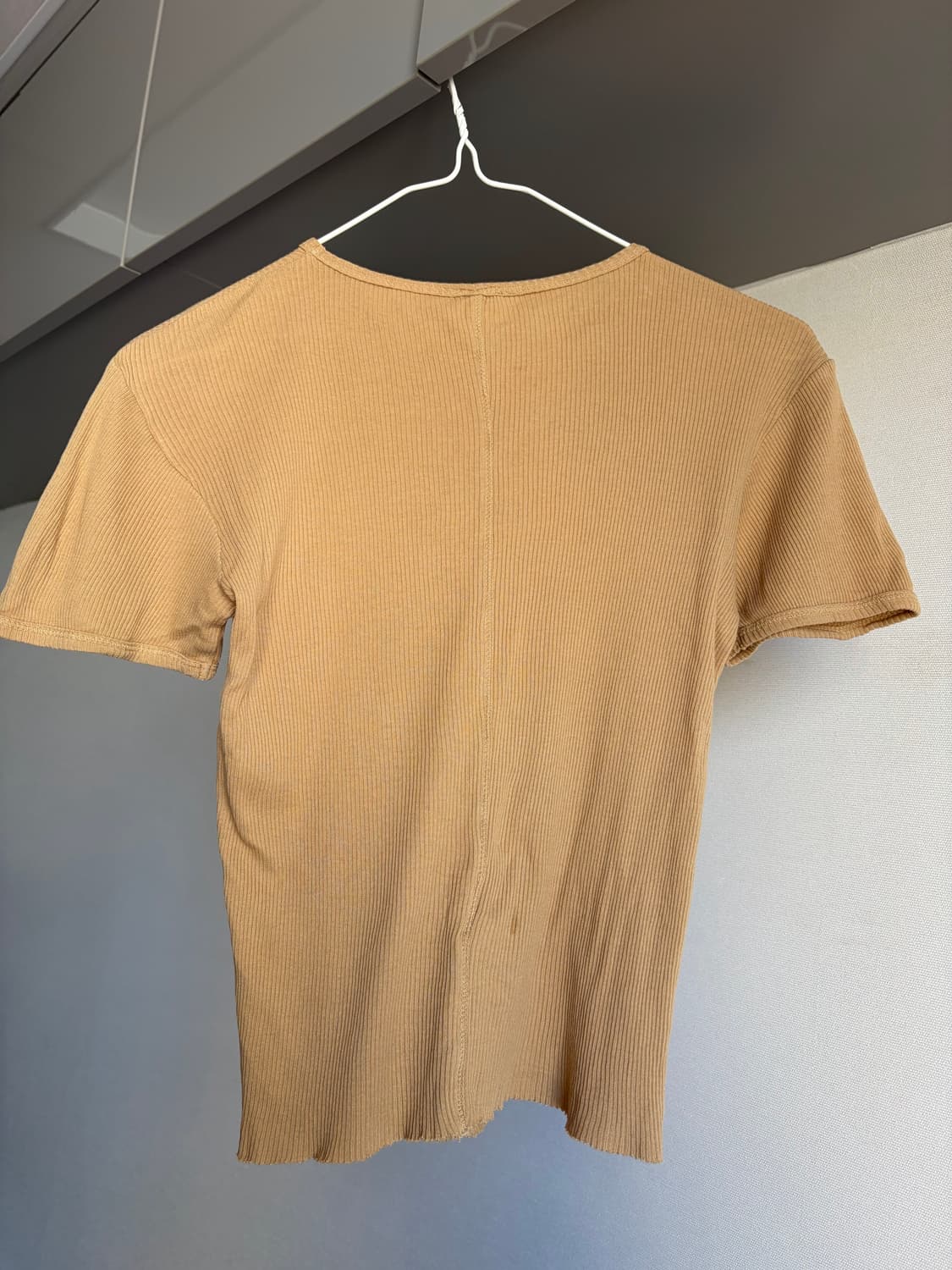 RE/DONE hanes 60s 리브 캡 슬리브 티셔츠 XS 리던헤인즈 상품이미지3