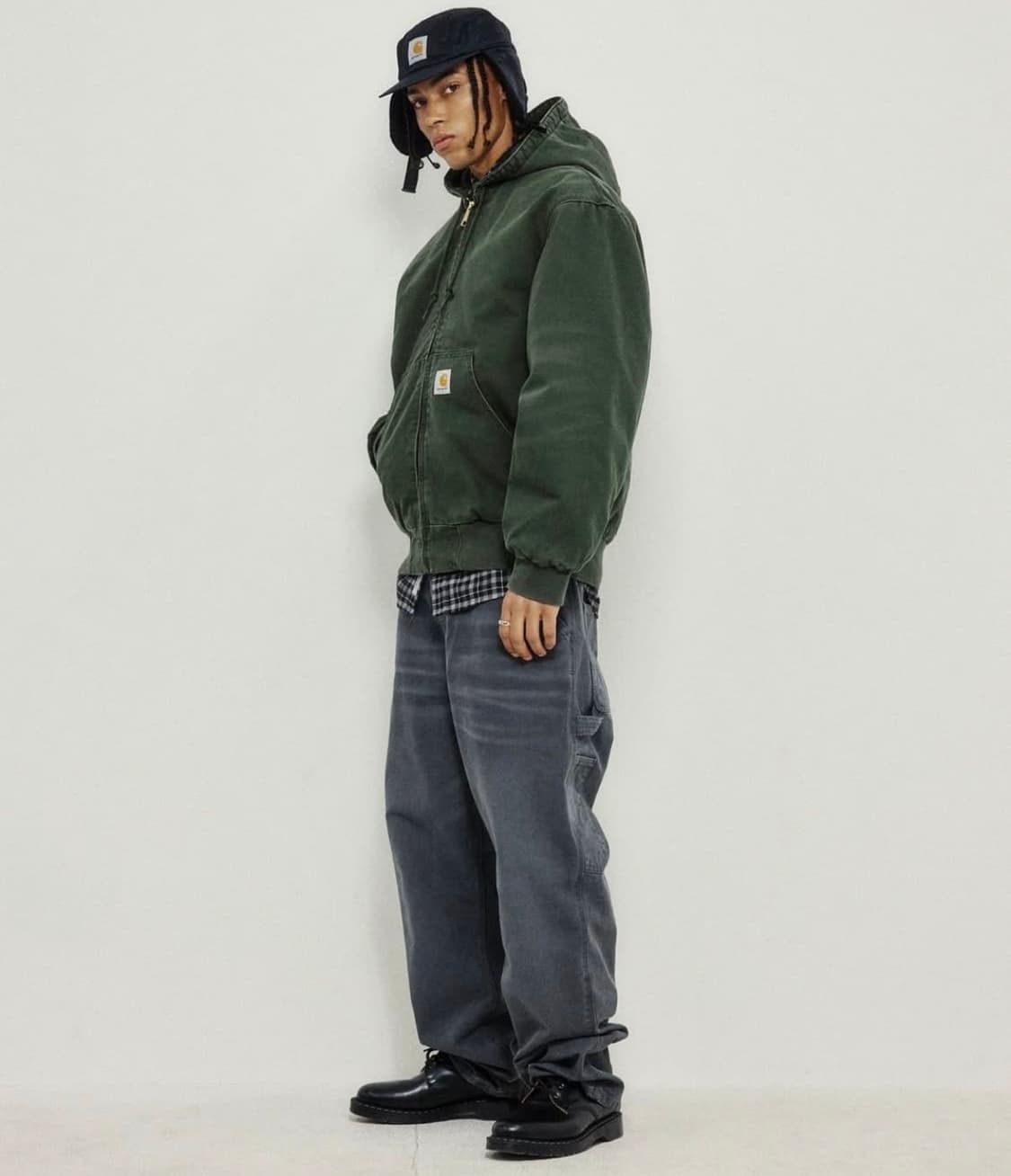 칼하트 액티브자켓 올리브 상품이미지2