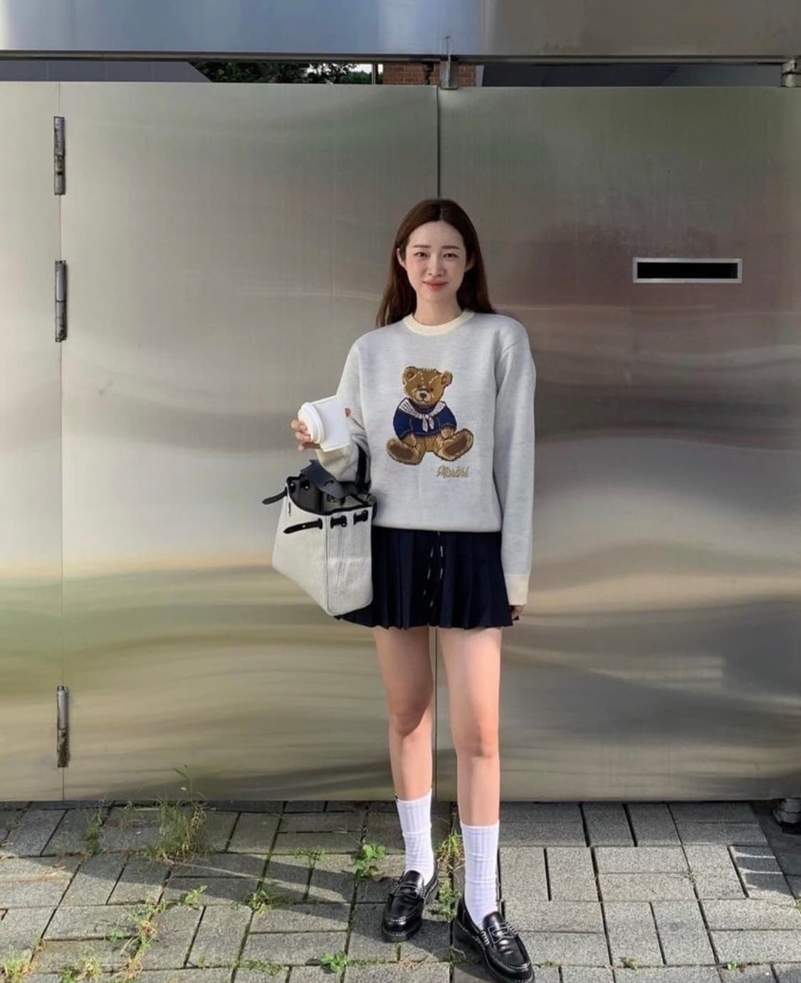마리떼 프랑소와 저버 두들베어 곰돌이 스웨터 니트 아이보리 S 상품이미지4