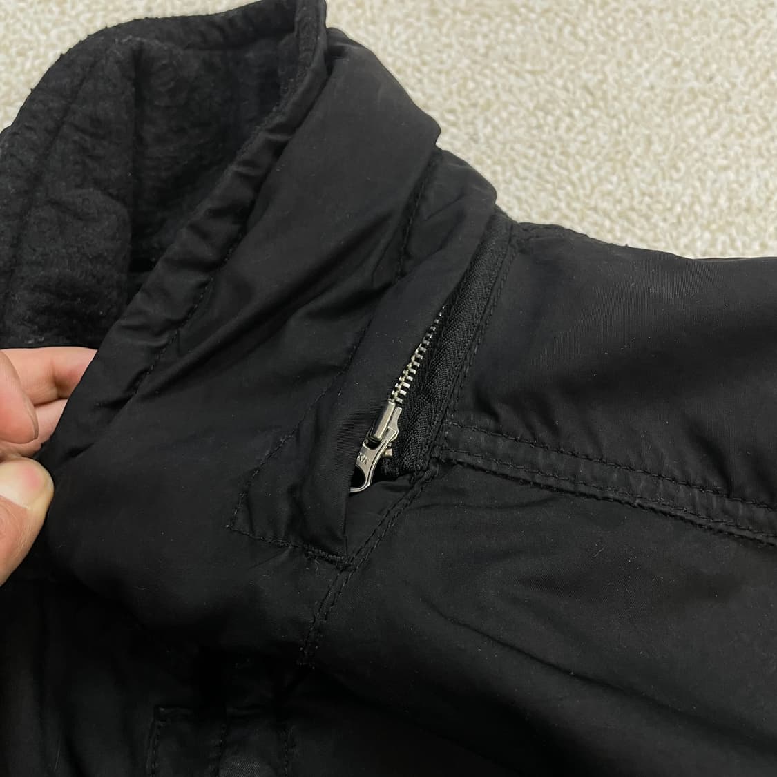 스톤아일랜드 다비드-TC 야상 자켓 블랙 상품이미지6