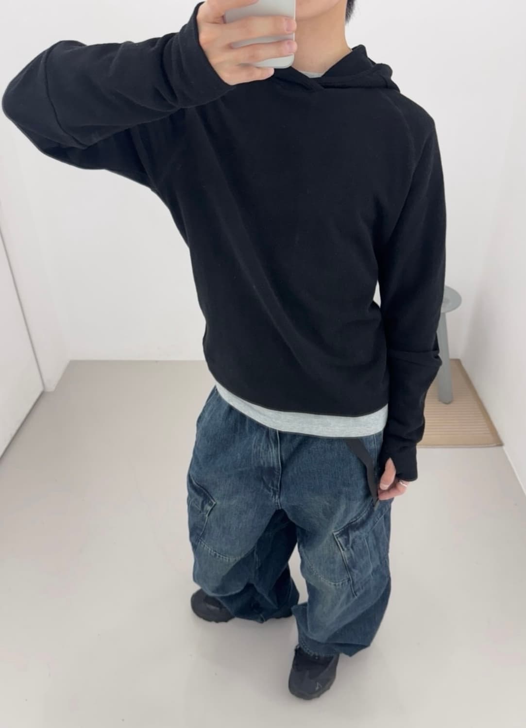 해칭룸 레이어베이스 후디 상품이미지2