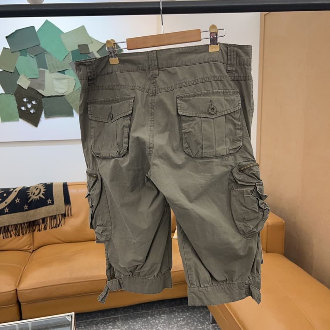 빈티지 멀티포켓 카고팬츠 반바지 30인치 C04546  상품이미지2