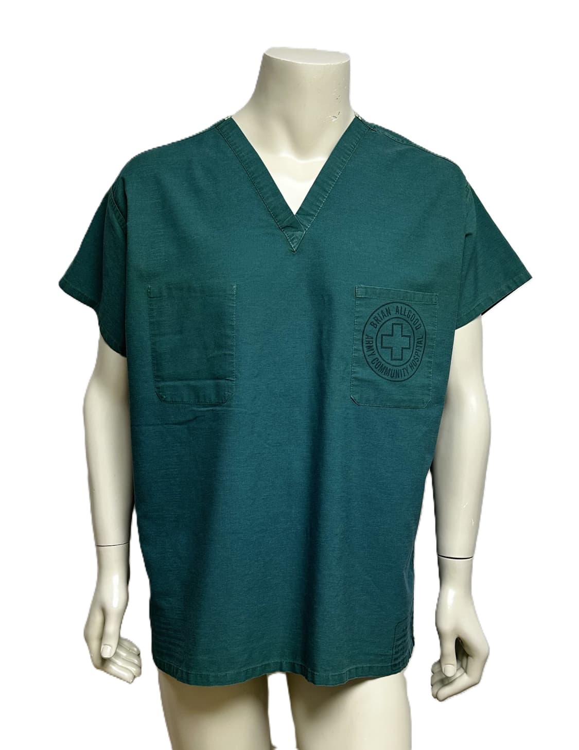 미국 미군 수술복 간호사 군의관 브이넥 반팔 티셔츠 (XL) 상품이미지1
