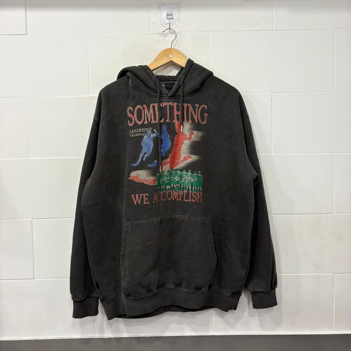 꼼파뇨 TEAM WORK 피그먼트 후드티 상품이미지1