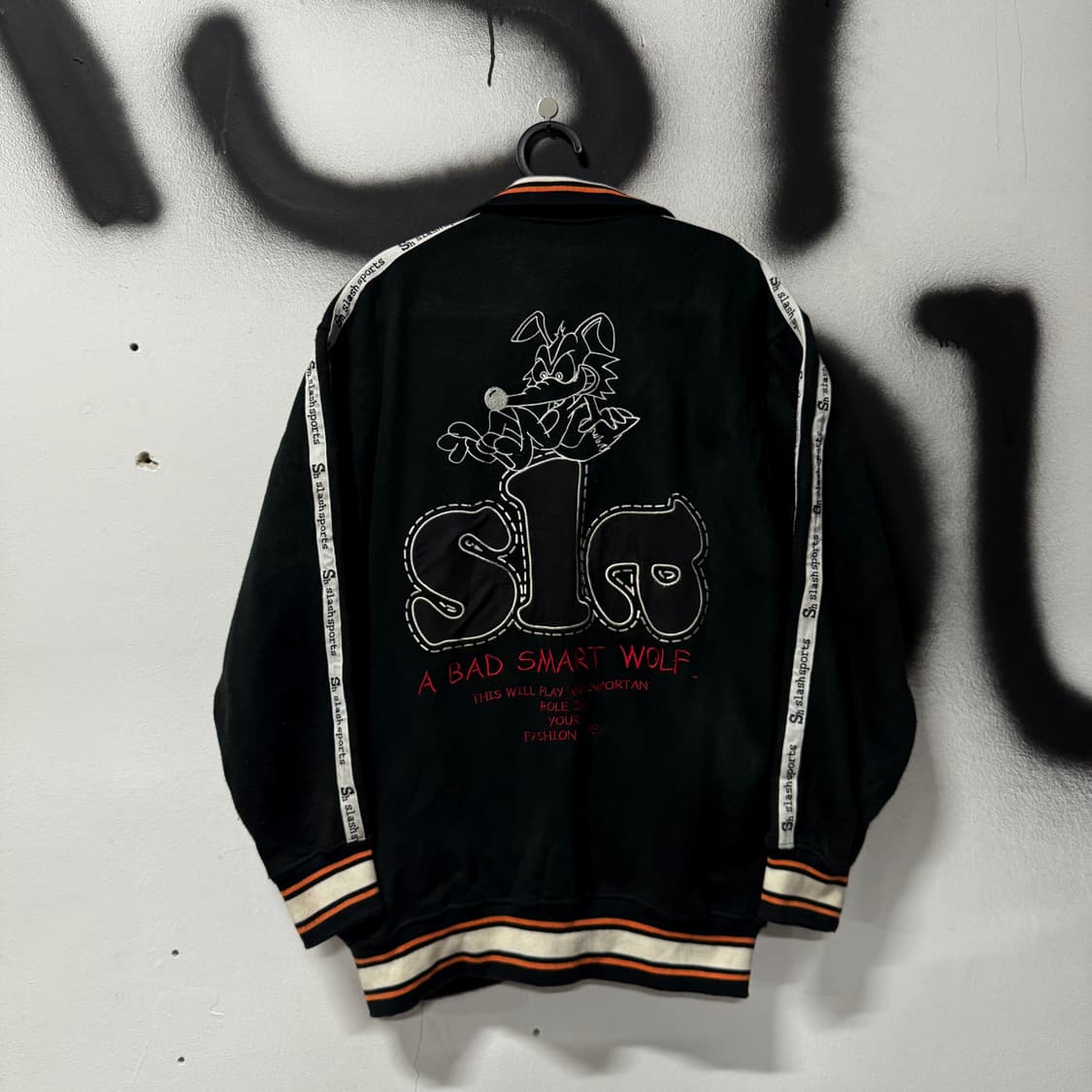 VTG 빈티지 빅사이즈 올드스쿨 빅 자수 플리스 집업 자켓 상품이미지1