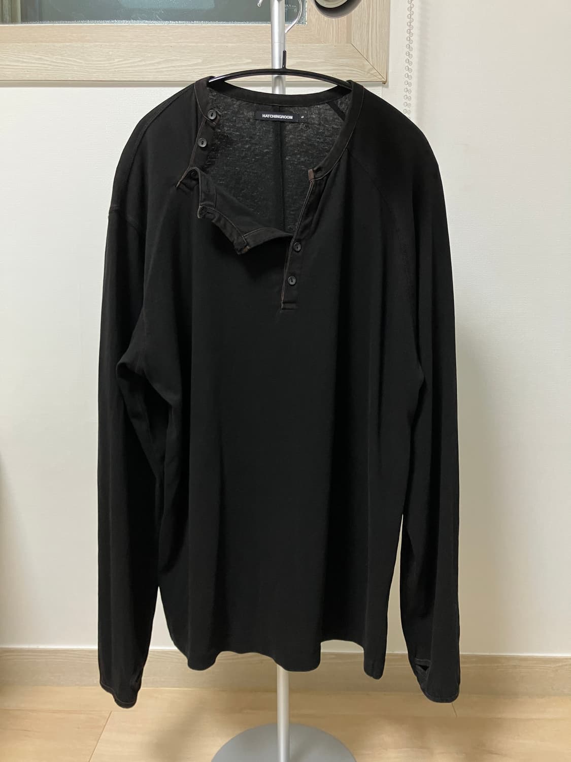 해칭룸 헨리넥 블랙 상품이미지2