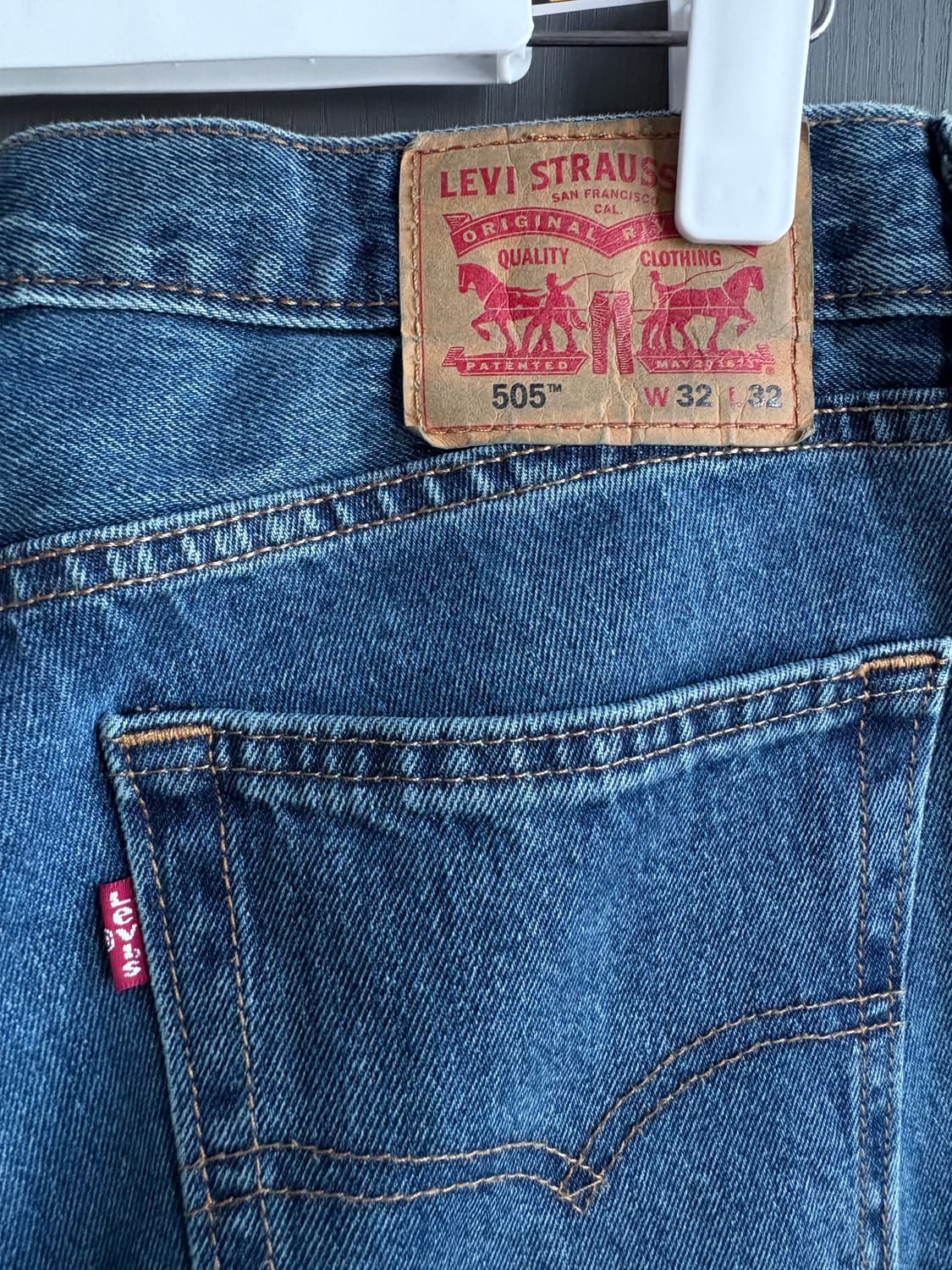 (32x32) 리바이스 505 중청 데님 상품이미지4