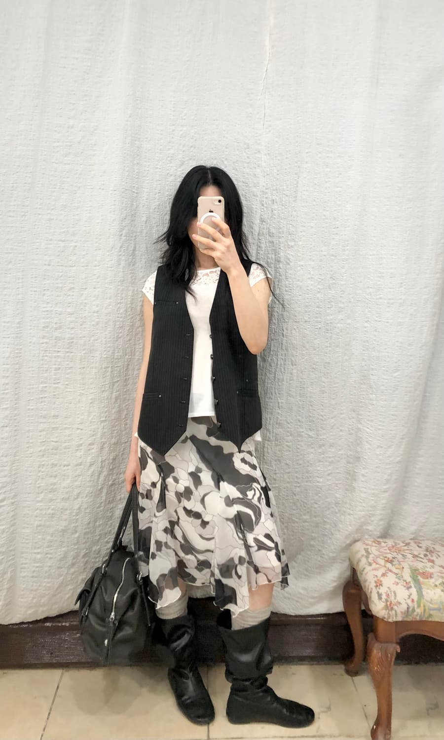 Chic stripe vest 상품이미지5