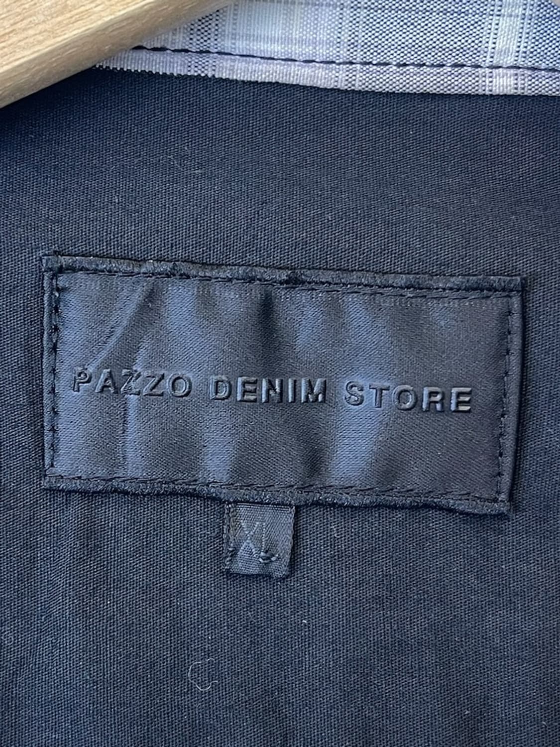 파쪼 체크 바이커 코튼 집업 자켓 상품이미지5