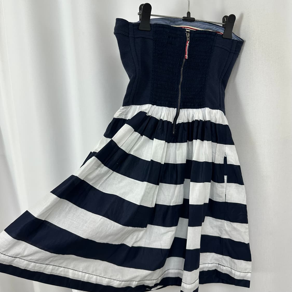   힐피거데님 여자 스트라이프 미니 탑원피스 S 때 상품이미지5