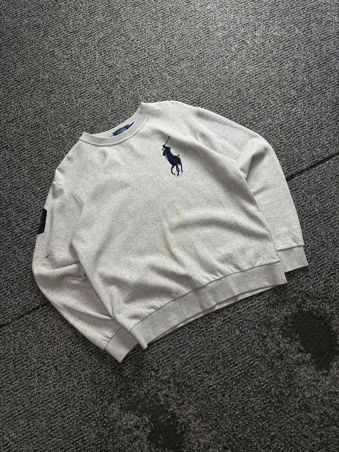 폴로 랄프로렌 빅포니 그레이 맨투맨 3396 상품이미지1