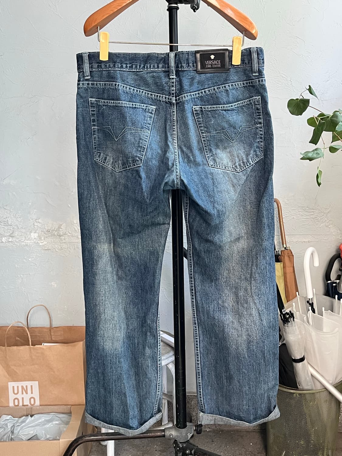 [명품/감성] 빈티지 베르사체 진스 꾸뛰르 이태리산 중청 데님 팬츠 (3 상품이미지6