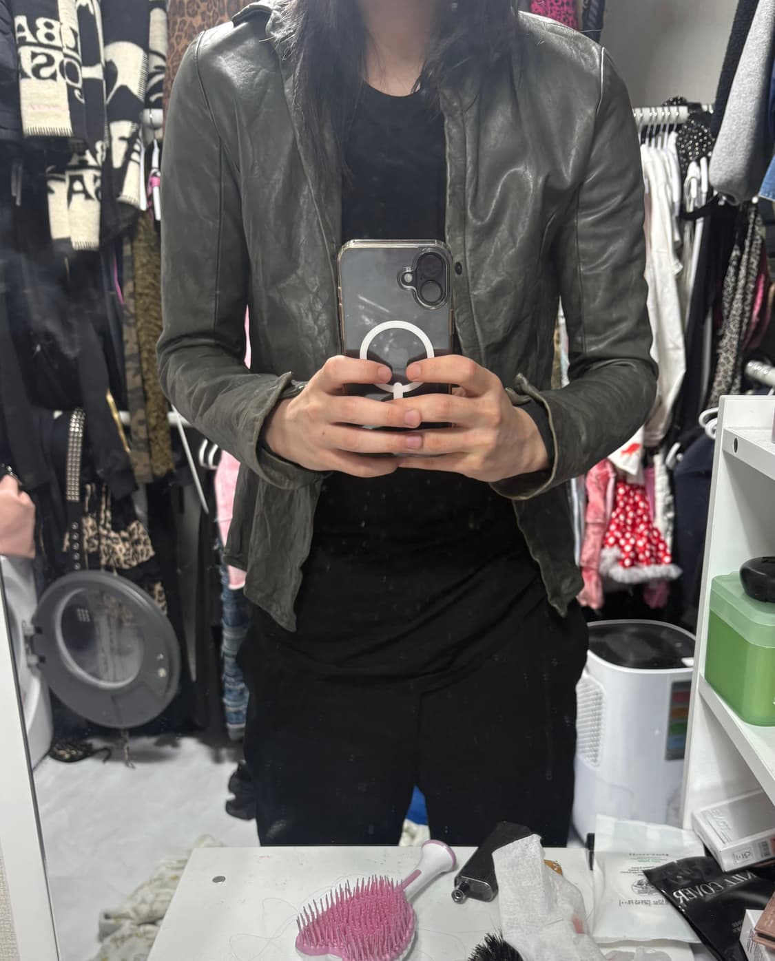 카르페디엠 레더셔츠 상품이미지5