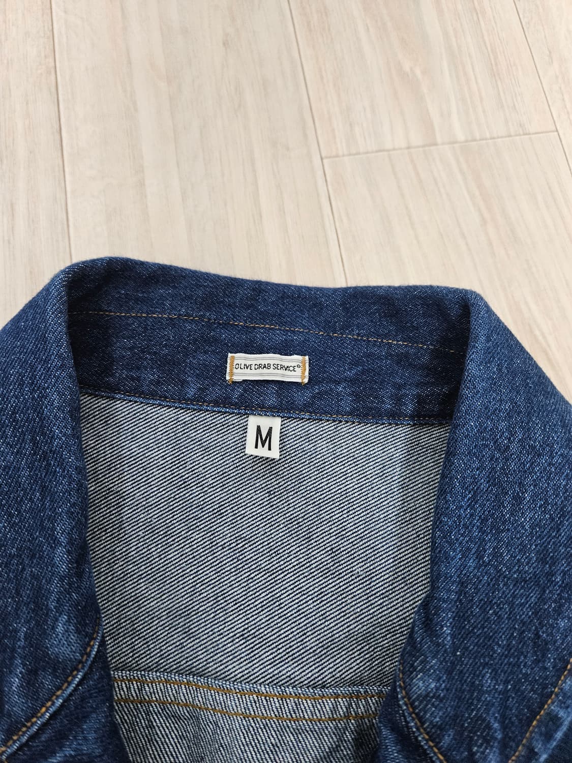 올리브드랩서비스 페이크 세일러 데님자켓 상품이미지4