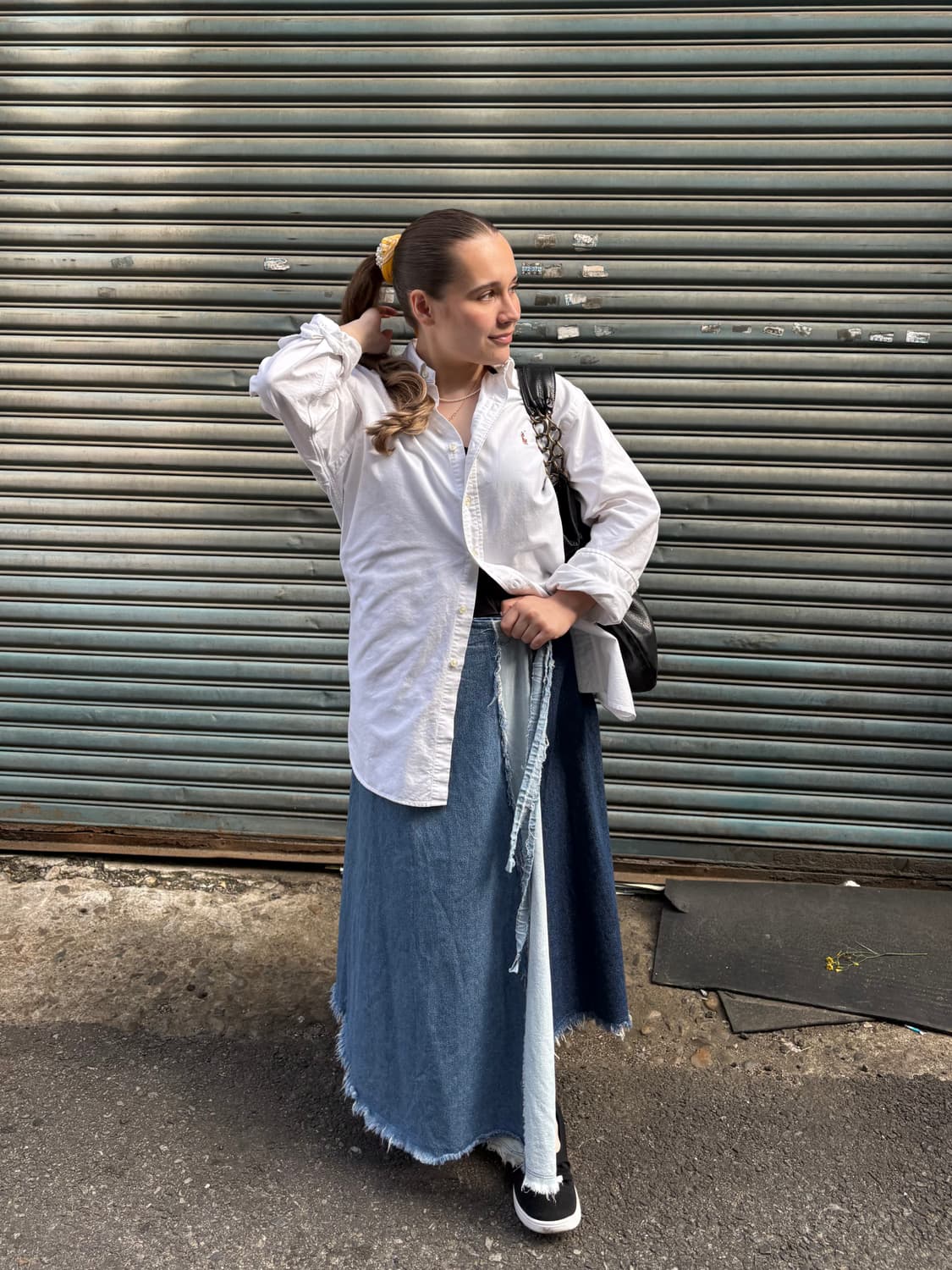 niko and… 패치워크 데님 스커트 상품이미지2