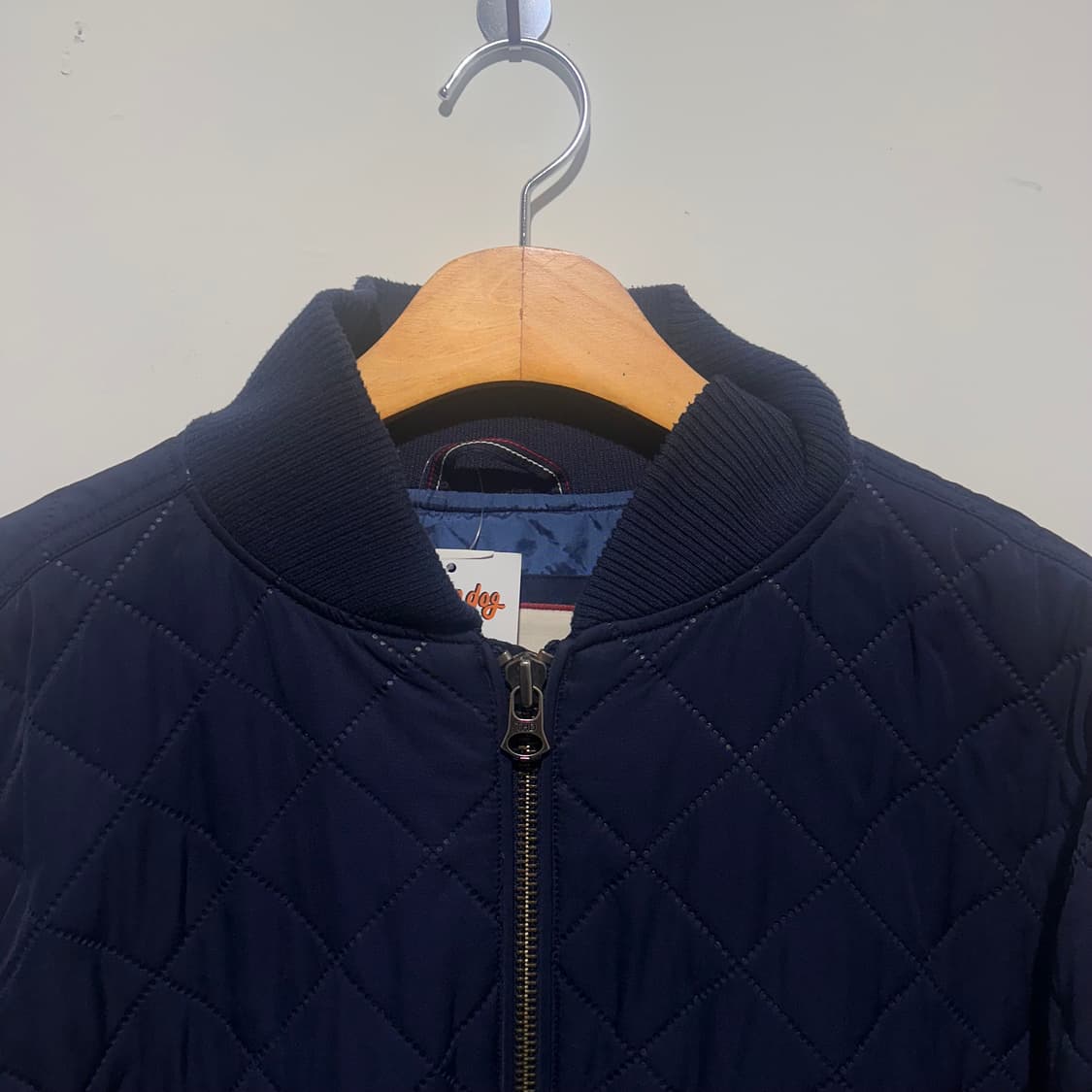 타미힐피거 네이비 퀄팅 점퍼  상품이미지2