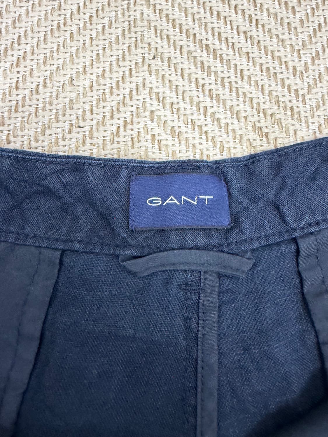 정품) GANT 간트 남성 네이비 린넨 반바지 XL(38인치) 상품이미지5
