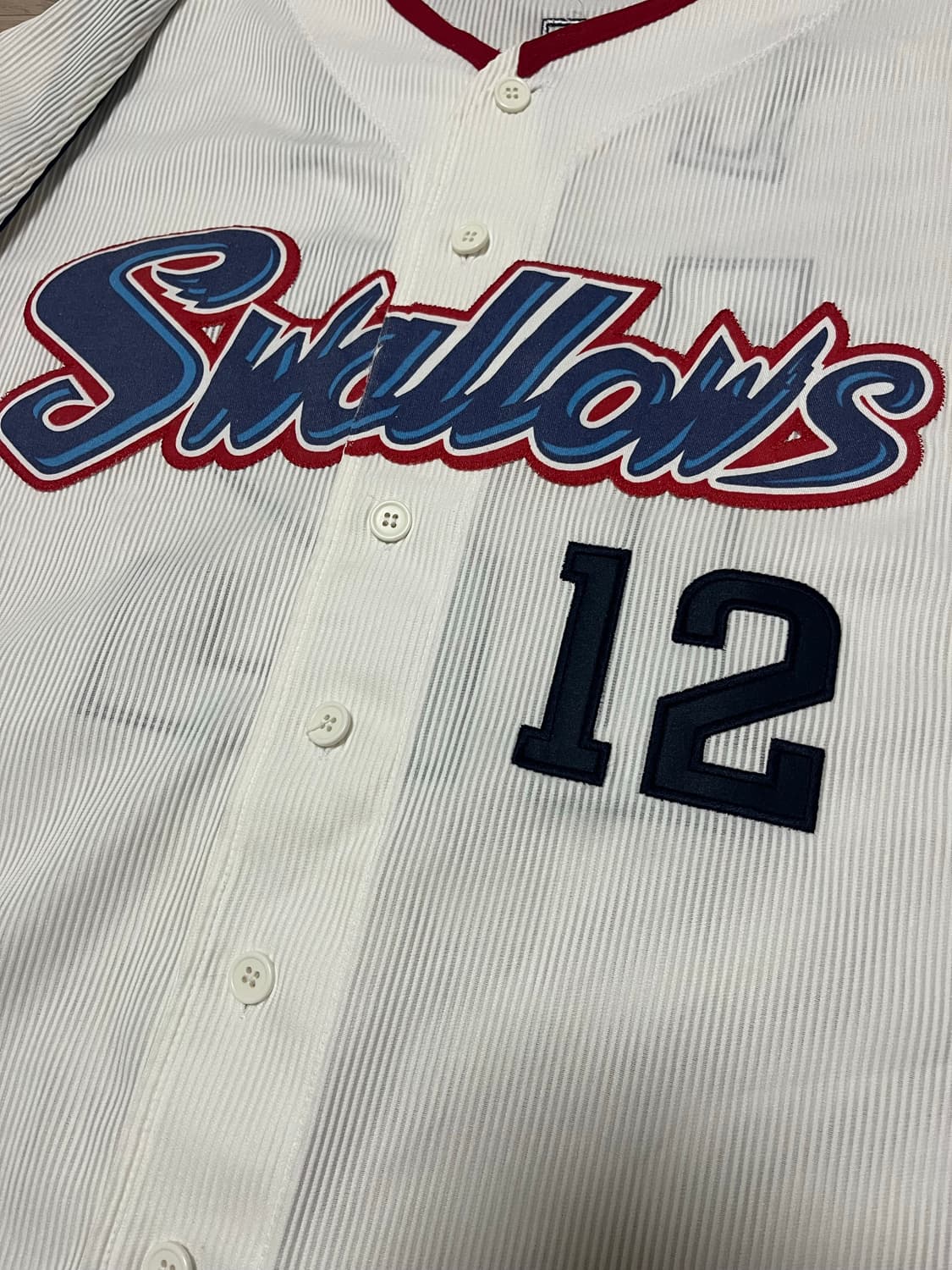 (데상트&빔스) 임창용 야쿠르트 스왈로즈 홈 정품 유니폼 상품이미지3