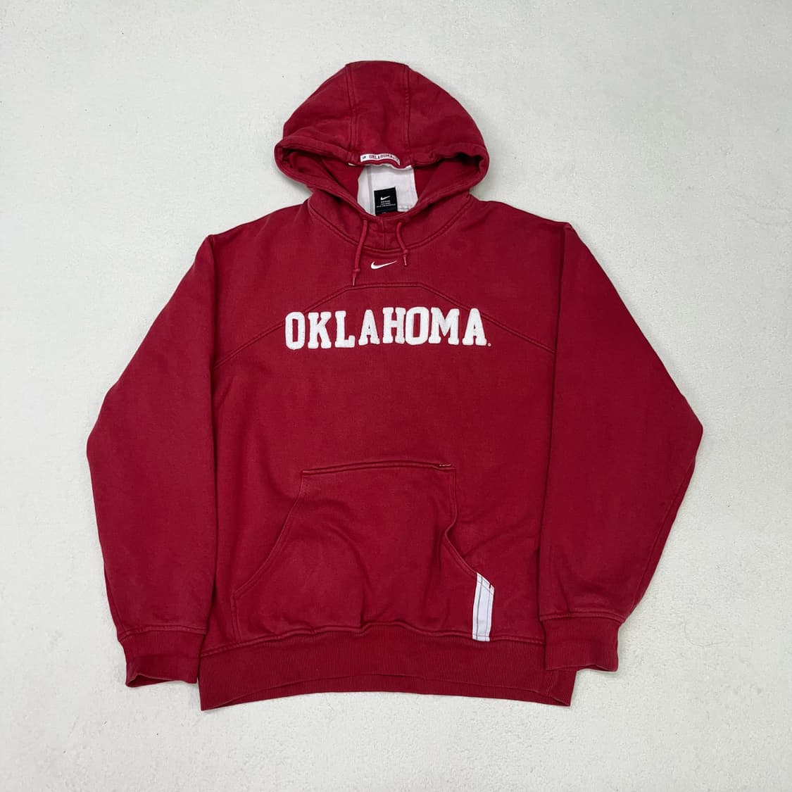 Nike red 00‘s Oklahoma hoody 상품이미지4